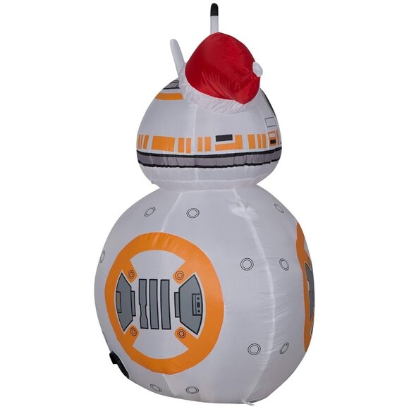 Gemmy Airblown Inflatable -BB-8 w/Santa Hat Star Wars 2016 - 3.5 ft Tal - Picture 3 of 5